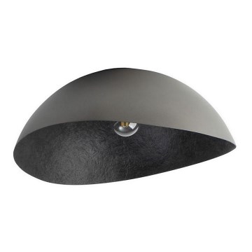 Felületre szerelhető csillár SOLARIS 1xE27/60W/230V átm. 33 cm ezüst/fekete