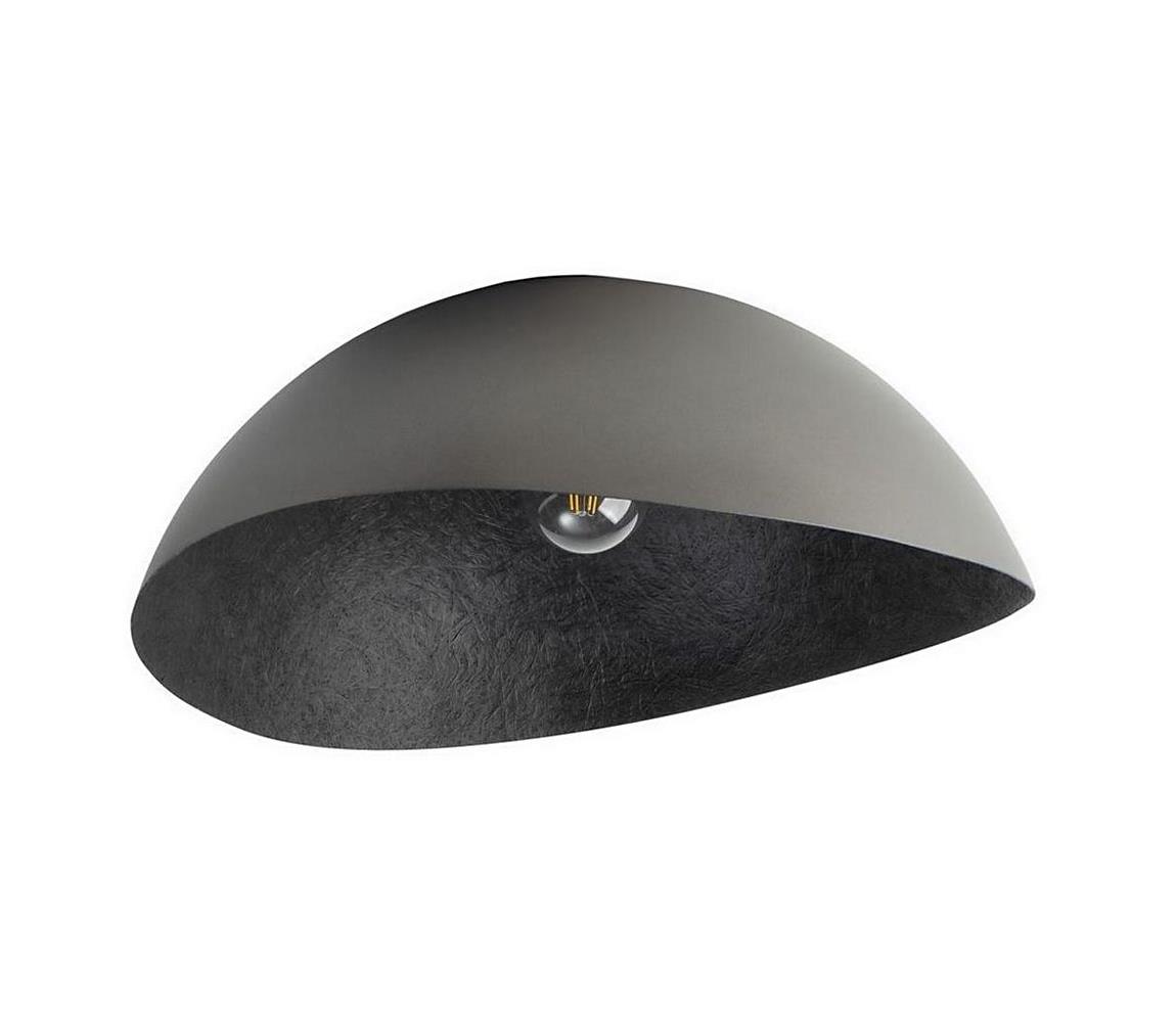 Felületre szerelhető csillár SOLARIS 1xE27/60W/230V ezüst/fekete