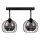 Felületre szerelhető csillár SOLO BLACK 2xE27/60W/230V
