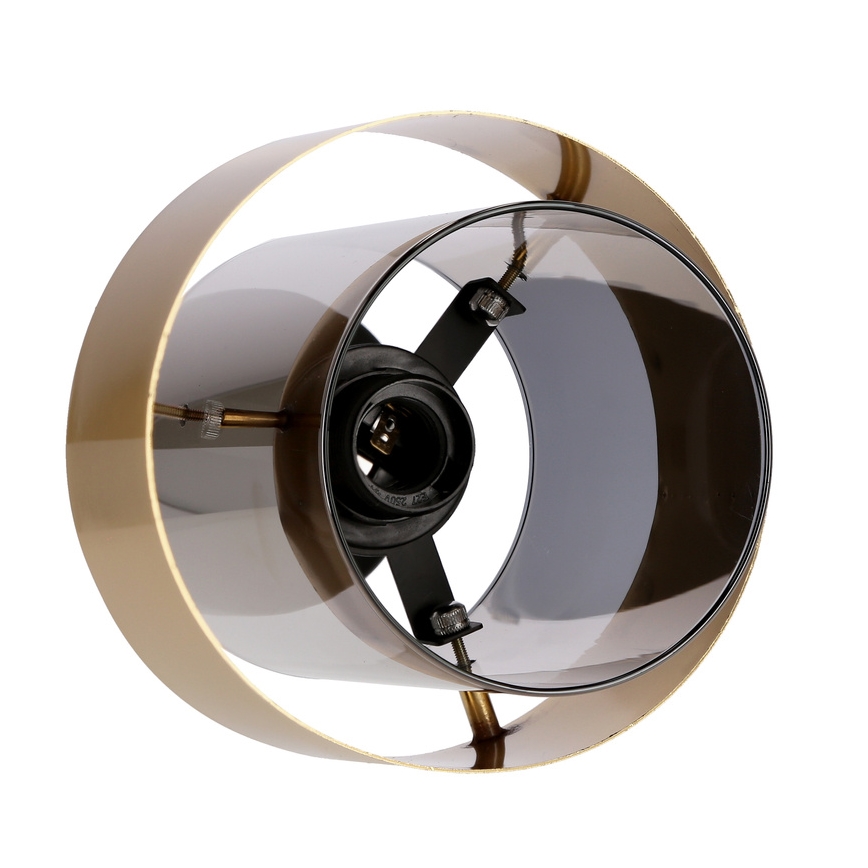 Felületre szerelhető csillár SPIEGA 1xE27/60W/230V arany/fekete