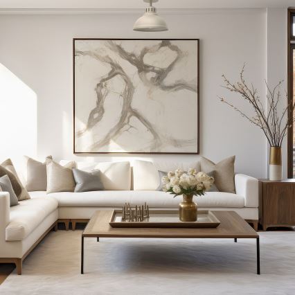 Felületre szerelhető csillár SVEN 1xE27/15W/230V bézs