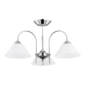 Felületre szerelhető csillár TAPER 3xE27/15W/230V, fényes króm