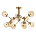Felületre szerelhető csillár VARANA 12xE14/40W/230V bronzszínű