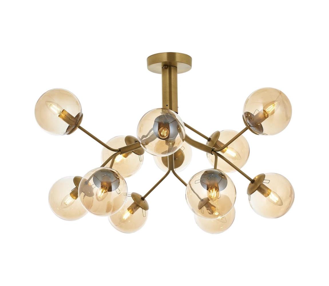 Felületre szerelhető csillár VARANA 12xE14/40W/230V bronzszínű 301AUR1181