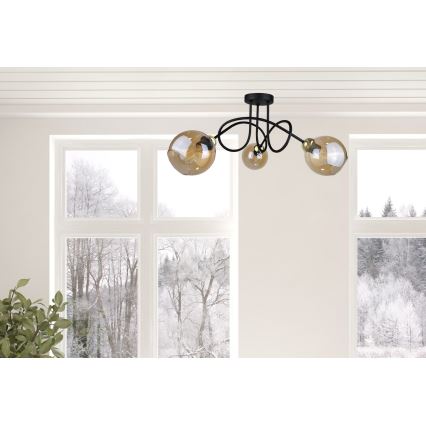Felületre szerelhető csillár VENUS GOLD 3xE27/60W/230V