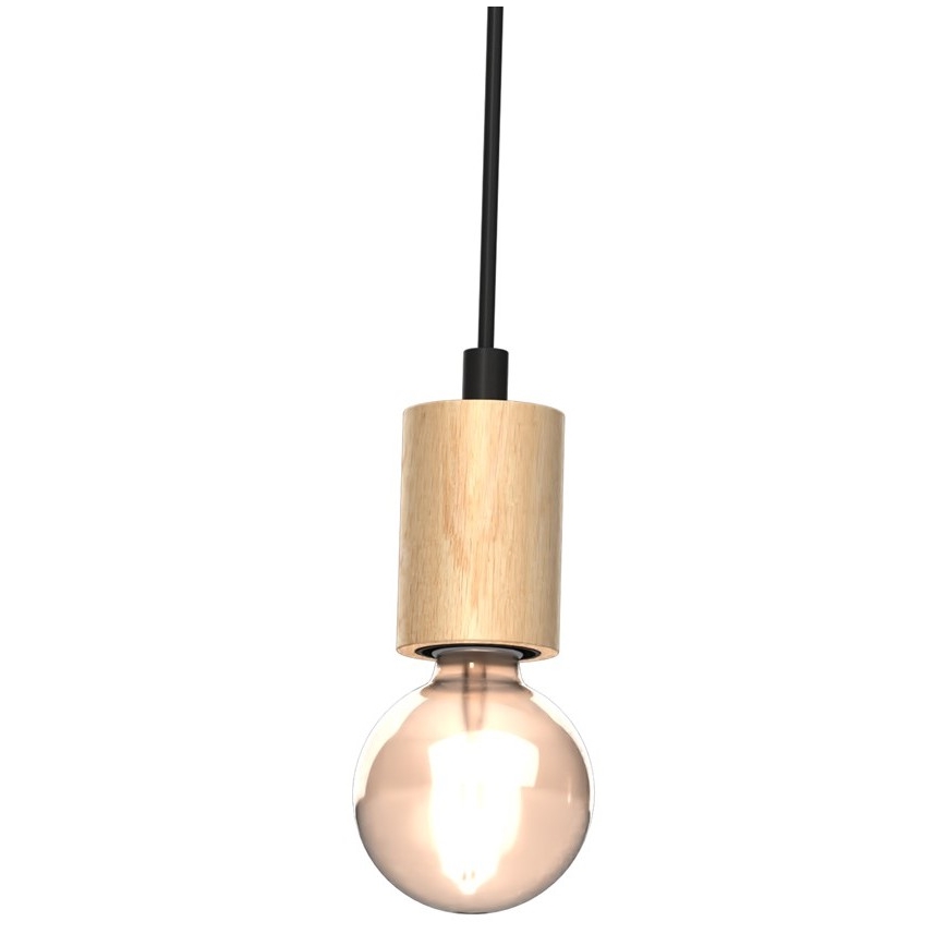 Felületre szerelhető csillár VIGA 3xE27/60W/230V fa