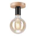 Felületre szerelhető csillár VITO OAK 1xE27/60W/230V tölgy