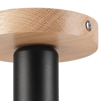 Felületre szerelhető csillár VITO OAK 1xE27/60W/230V tölgy