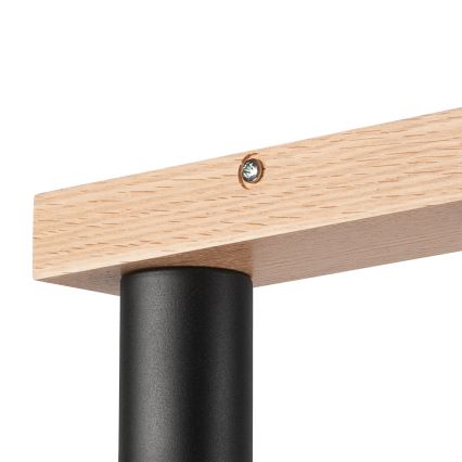 Felületre szerelhető csillár VITO OAK 2xE27/60W/230V tölgy