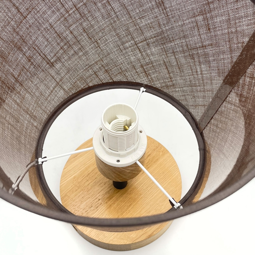 Felületre szerelhető lámpa  NTONIO 1xE14/40W/230V barna