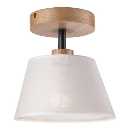 Felületre szerelhető lámpa ANTONIO 1xE14/60W/230V fehér/dió