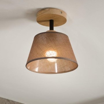 Felületre szerelhető lámpa  NTONIO 1xE14/40W/230V barna