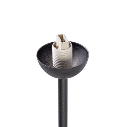 Felületre szerelhető mennyezeti csillár OBSIDIAN 6xG9/10W/230V fekete/füstszürke