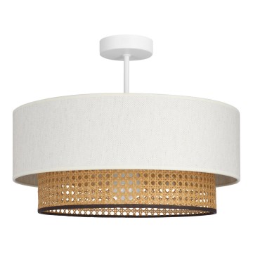 Felületre szerelhető NATIA csillár 1xE27/60W/230V átm. 45 cm fehér/barna