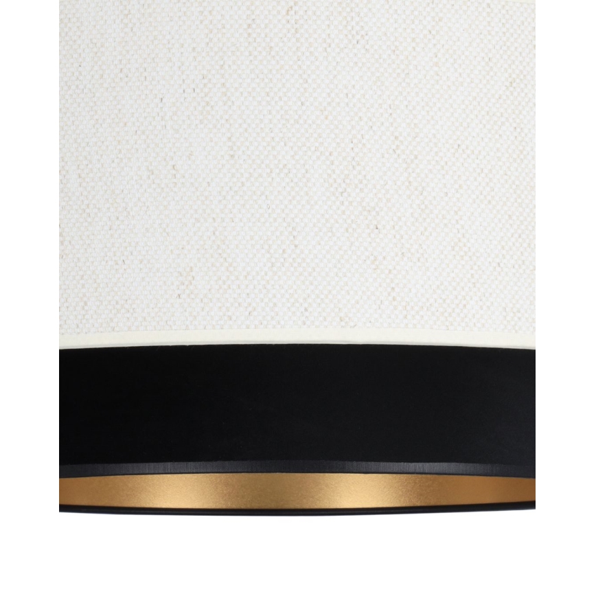 Felületre szerelhető NATIA csillár 1xE27/60W/230V Ø45 cm fehér/fekete