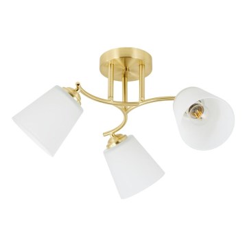 Felületre szerelhető PAFOS csillár 3xE27/15W/230V, aranyszínű