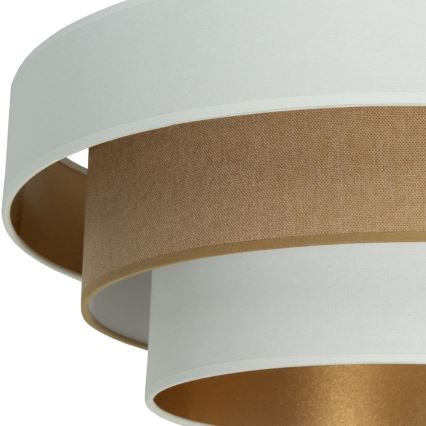 Felületre szerelhető WENTA csillár 1xE27/60W/230V Ø 50 cm fehér/barna