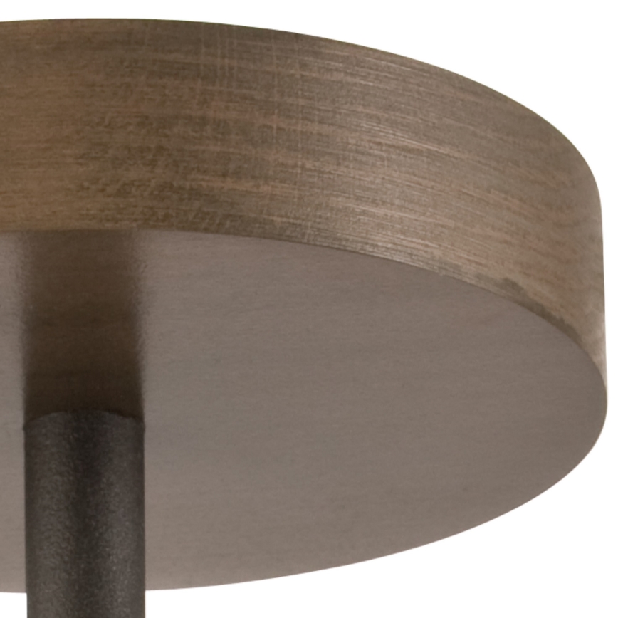 Felületre szerelt csillár 1xE27/60W/230V bükk