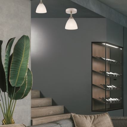 Felületre szerelt csillár ADRIANO 1xE27/60W/230V bükk