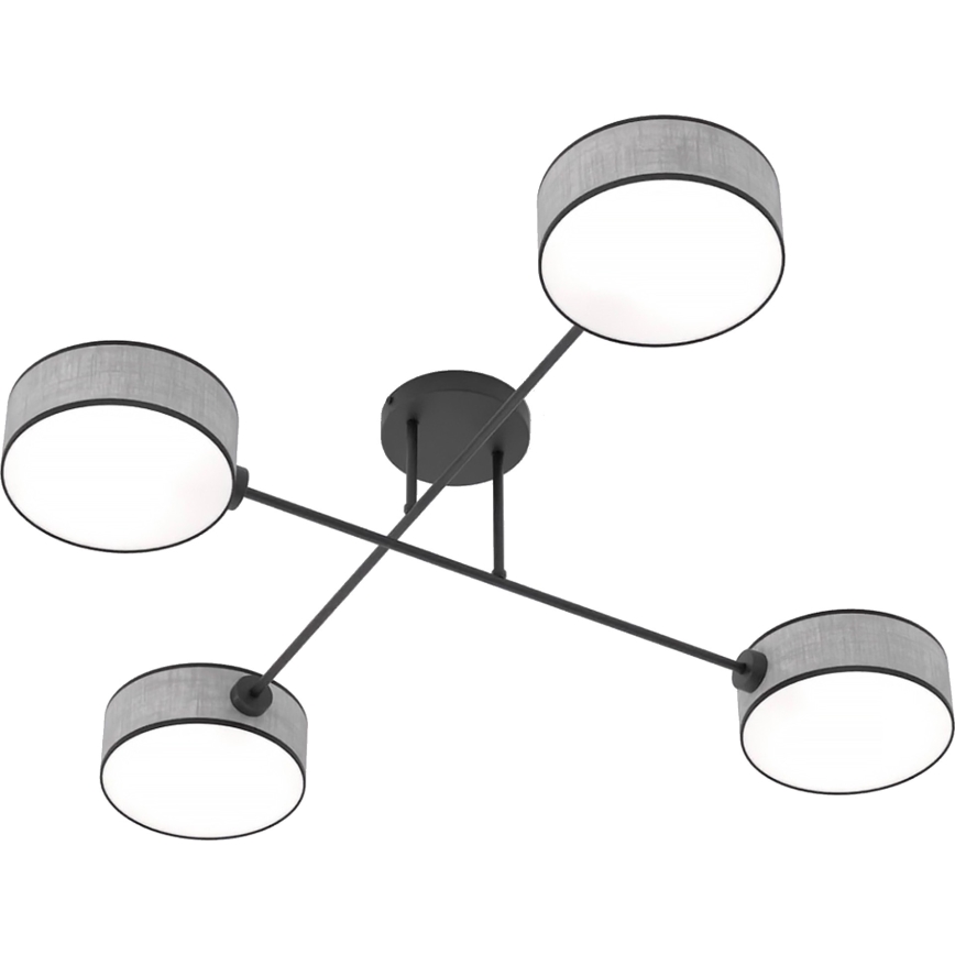 Felületre szerelt csillár MAGA 4xE14/10W/230V szürke