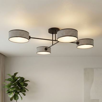 Felületre szerelt csillár MAGA 4xE14/10W/230V szürke