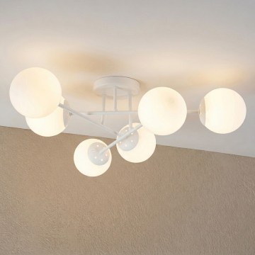 Felületre szerelt csillár MALENA 6xE14/5W/230V fehér