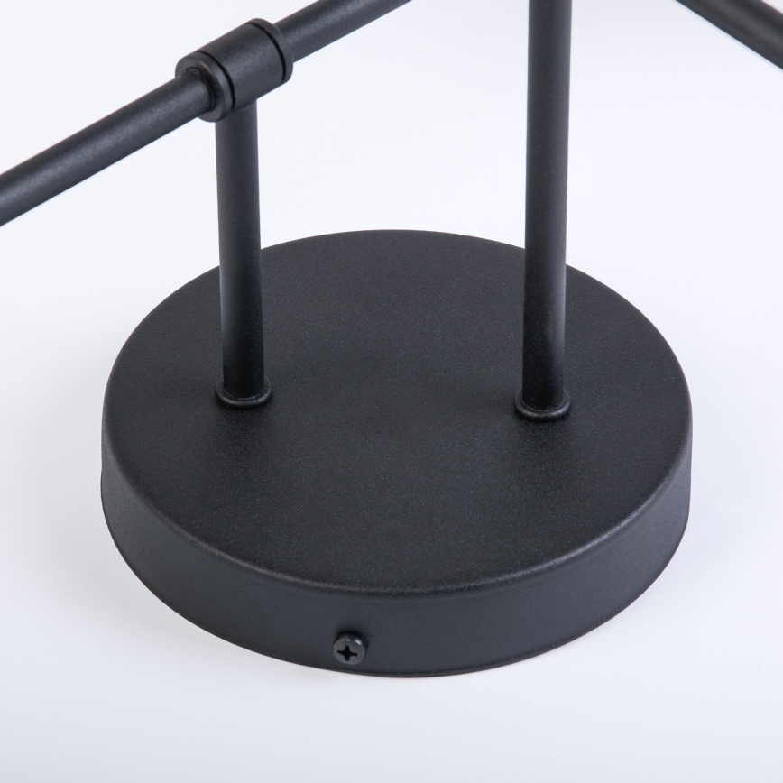Felületre szerelt csillár OBSIDIAN 4xG9/10W/230V fekete/füstszürke