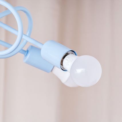 Felületre szerelt csillár OXFORD 3xE27/15W/230V kék