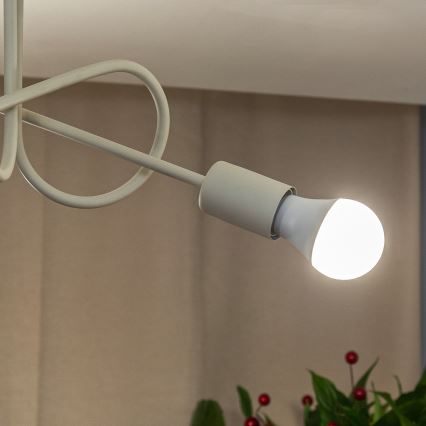 Felületre szerelt csillár OXFORD 3xE27/15W/230V krémszínű