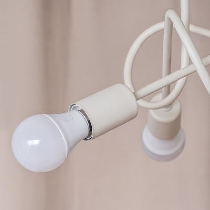 Felületre szerelt csillár OXFORD 3xE27/15W/230V krémszínű