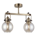 Felületre szerelt csillár POLINO 2xE27/40W/230V bronz színű