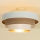 Felületre szerelt WENTA csillár 1xE27/60W/230V, átm. 50 cm, bézs/juta