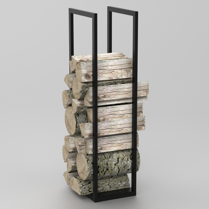 Fém állvány fához 120x40 cm fekete