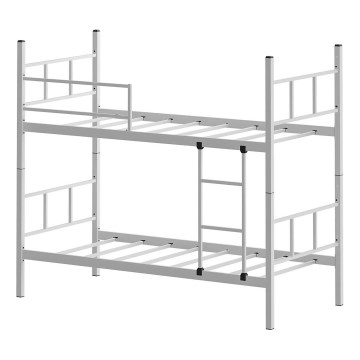 Fém emeletes ágy MAVEN 90x200 cm fehér teherbírás 2x100 kg