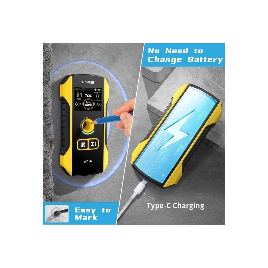 Fém-, feszültség- és inhomogenitás-érzékelő, 300 mAh, 5V