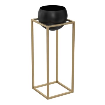 Fém virágtartó 81,3x29 cm arany színben