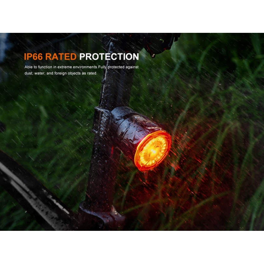 Fenix BC06R - LED Dimmelhető újratölthető biciklilámpa LED/USB IP66 90 lm 24,5 h 560 mAh