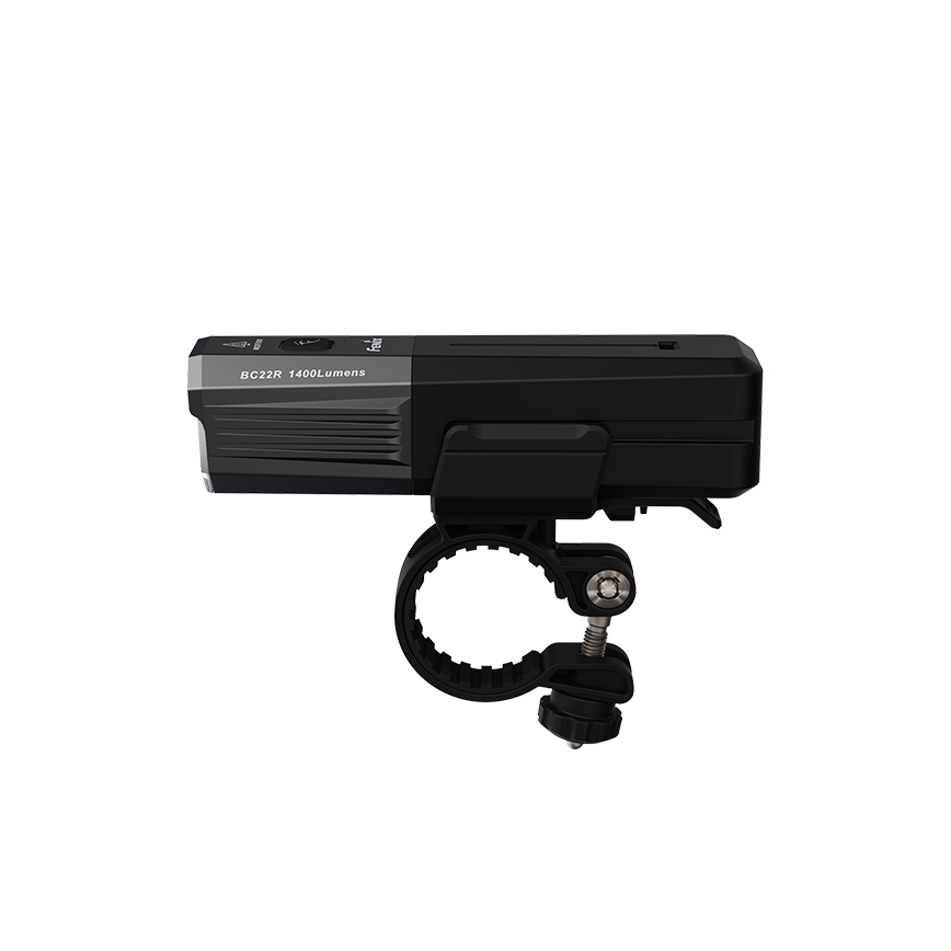 Fenix BC22R - LED fényerőszabályozható újratölthető kerékpárlámpa LED/USB 3400 mAh IP66 1400 lm 41 óra fekete