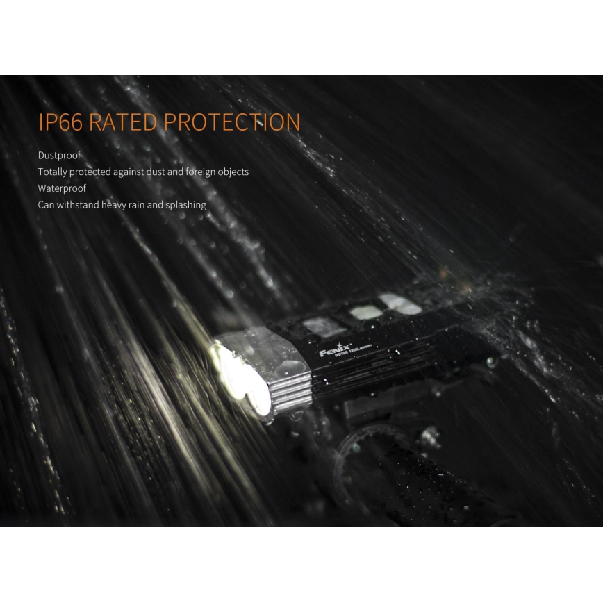 Fenix BC30RV2 - LED Újratölthető kerékpár lámpa LED/USB IP66 1800 lm 36 óra