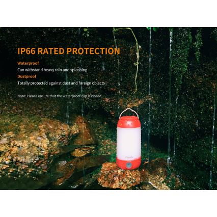 Fenix CL26RGREEN - LED Dimmelhető portable rechargeable lámpa LED/USB IP66 400 lm 400 h zöld