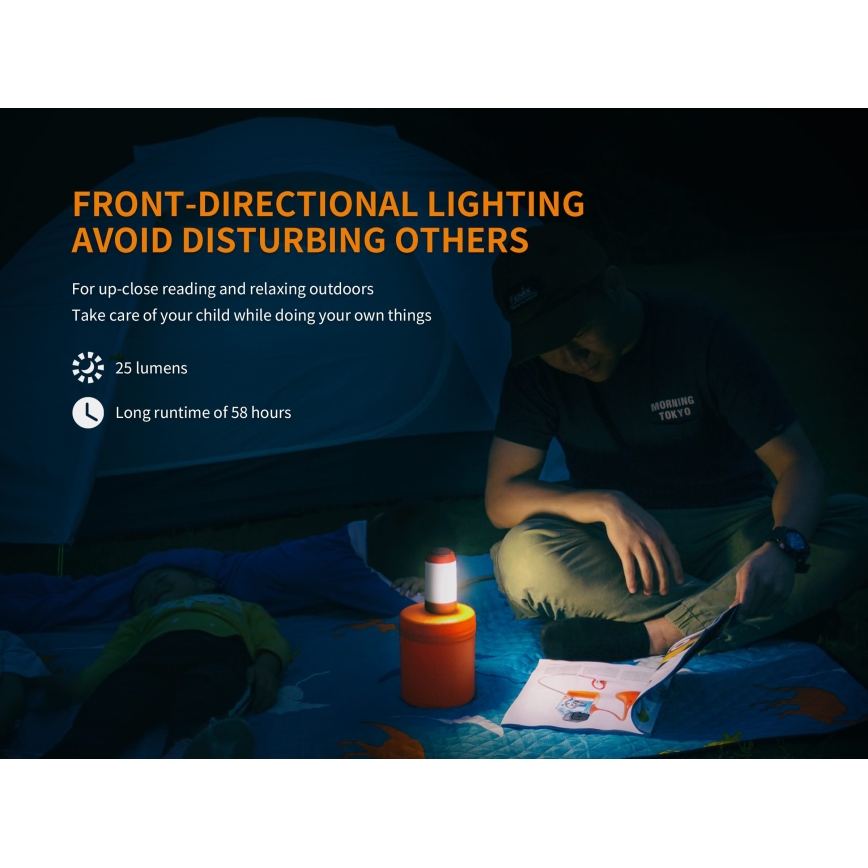 Fenix CL26RGREEN - LED Dimmelhető portable rechargeable lámpa LED/USB IP66 400 lm 400 h zöld