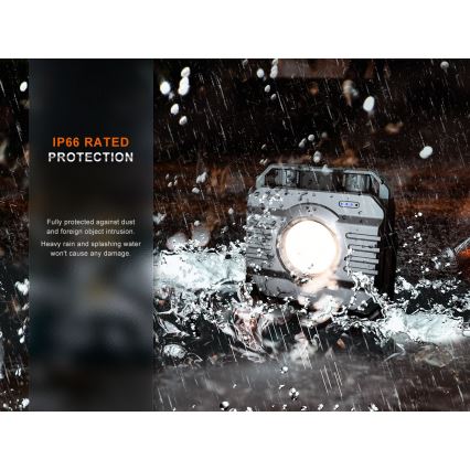Fenix CL28R - LED Dimmelhető újratölthető reflektor power bankkal LED/USB IP66 2000 fényes 360 h 10000 mAh