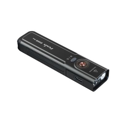 Fenix E06RPROEUBLC- LED fényerőszabályozható újratölthető zseblámpa LED/USB 1650 mAh IP66 1600 lm 111 h fekete