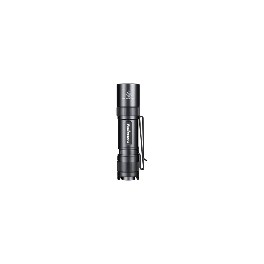 Fenix E12V30 - LED fényerőszabályzós újratölthető zseblámpa LED/1xAA 2000 mAh IP68 200 lm 100 óra fekete