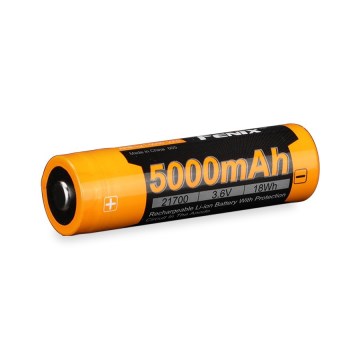 Fenix FE21700V20 - 1 db Újratölthető 21700 akkumulátor, 3,6 V, 5000 mAh