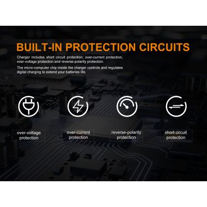 Fenix FENARED1 - Akkumulátor töltő 1xLi-ion/AAA/AA/C 5V