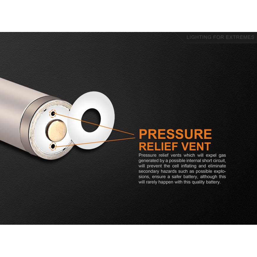 Fenix FERCR123ALIIONUP - 1 db USB-s újratölthető akkumulátor/3,6V 700 mAh