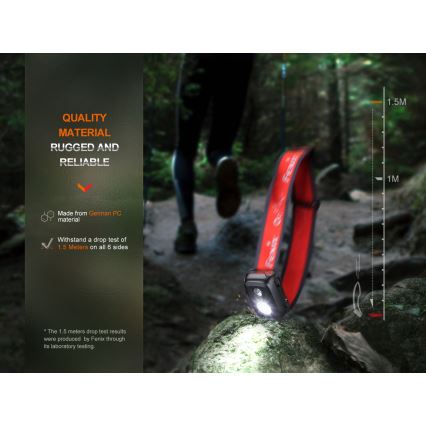 Fenix HL16V2GRN - LED Fejlámpa LED/3xAAA IP66 450 lm 200 h zöld