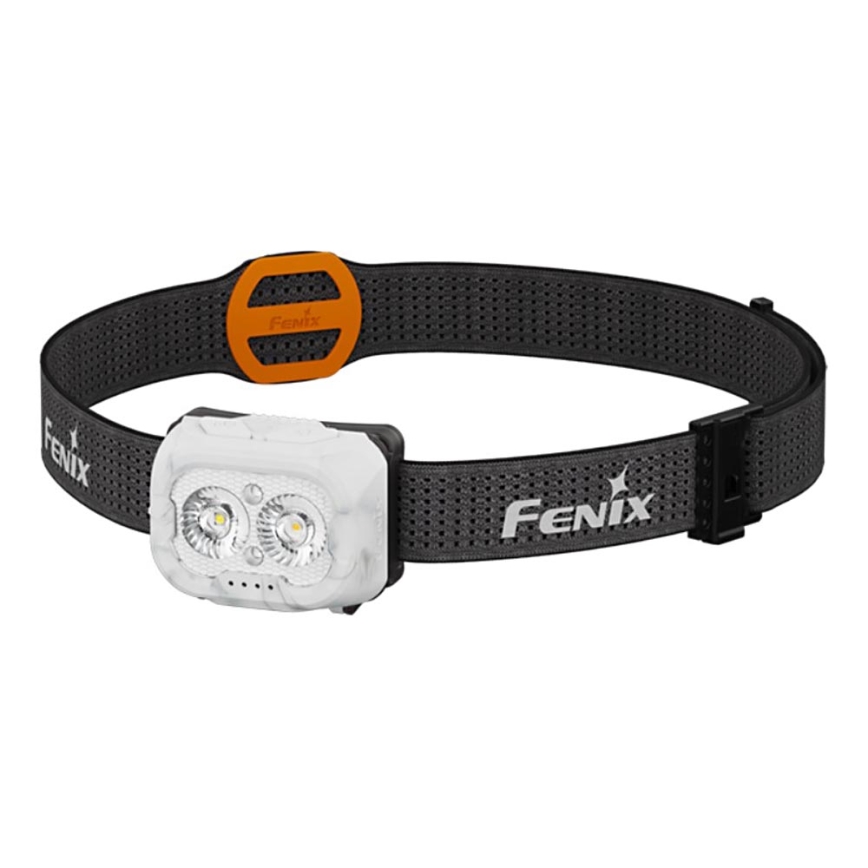 Fenix HL18RTV20WHT - LED Dimmelhető újratölthető fejlámpa LED/USB IP66 800 fényes 160 h fehér/fekete