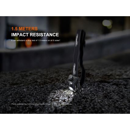 Fenix HL45R - LED Dimmelhető újratölthető összpontosítható fejlámpa LED/USB IP66 1000 fényes 240 h fekete